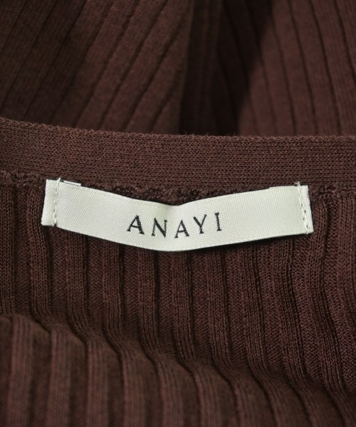 ANAYI（アナイ）カーディガン 茶 サイズ:38(M位) レディース/2200654027097