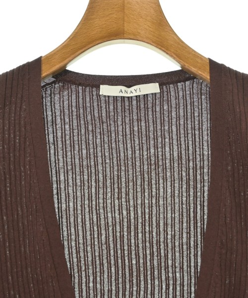 ANAYI（アナイ）カーディガン 茶 サイズ:38(M位) レディース/2200654027097