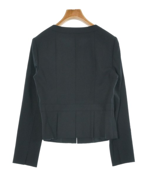 ANAYI（アナイ）ノーカラージャケット 紺 サイズ:38(M位) レディース/2200657819088