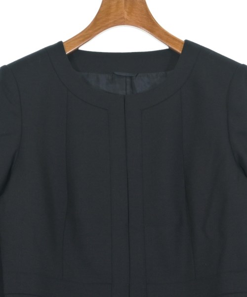 ANAYI（アナイ）ノーカラージャケット 紺 サイズ:38(M位) レディース/2200657819088