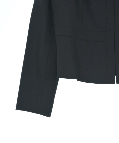 ANAYI（アナイ）ノーカラージャケット 紺 サイズ:38(M位) レディース/2200657819088