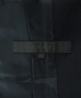 ANAYI（アナイ）ノーカラージャケット 紺 サイズ:38(M位) レディース/2200657819088