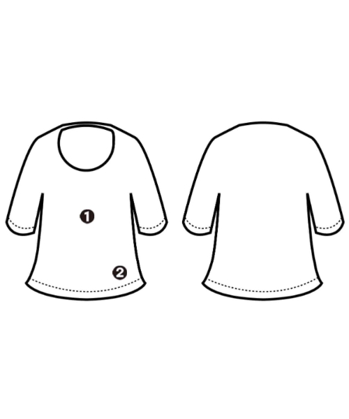 ANAYI（アナイ）ブラウス 青 サイズ:38(M位) レディース/2200658301049