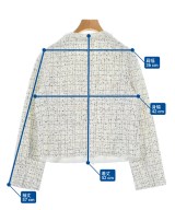 ANAYI（アナイ）ノーカラージャケット 白 サイズ:38(M位) レディース/2200654956069