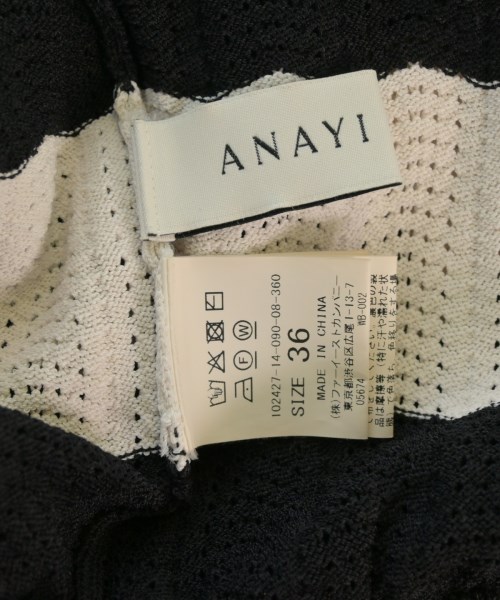 ANAYI（アナイ）ワンピース 黒 サイズ:36(S位) レディース/2200654253038