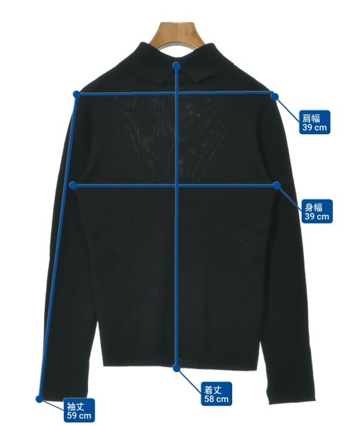 ANAYI（アナイ）ニット・セーター 黒 サイズ:38(M位) レディース/2200656319053