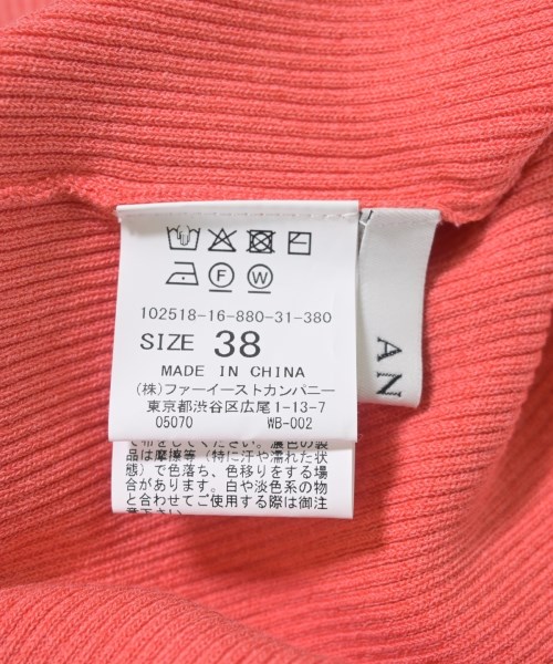 ANAYI（アナイ）ニット・セーター ピンク サイズ:38(M位) レディース/2200661896020