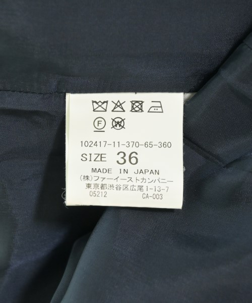 ANAYI（アナイ）ひざ丈スカート 紺 サイズ:36(S位) レディース/2200710504012