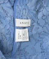 ANAYI（アナイ）ノーカラージャケット 青 サイズ:36(S位) レディース/2200710201041