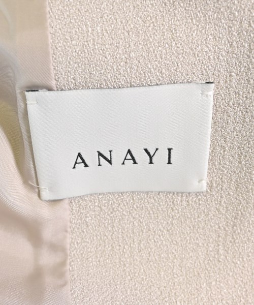 ANAYI（アナイ）ノーカラージャケット ベージュ サイズ:-(M位) レディース/2200712125017