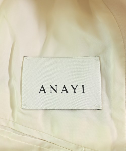 ANAYI（アナイ）ノーカラージャケット 白 サイズ:38(M位) レディース/2200713674019