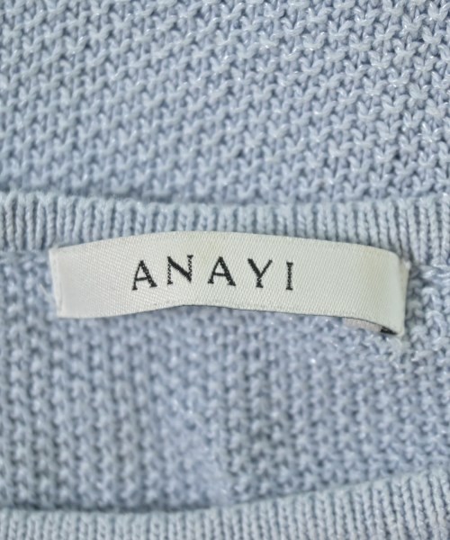 ANAYI（アナイ）ニット・セーター 青 サイズ:38(M位) レディース/2200713674026