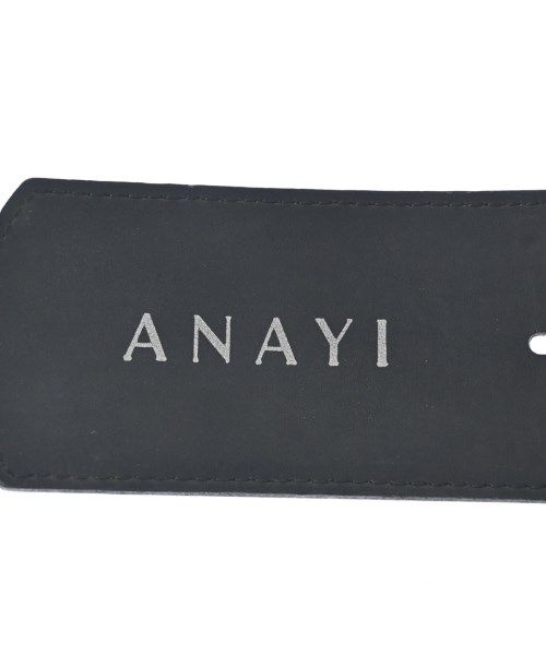 ANAYI（アナイ）ベルト 黒 サイズ:- レディース/2200709826118