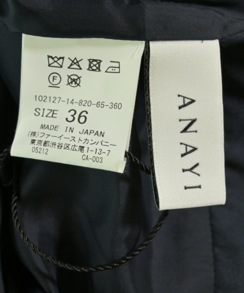 ANAYI（アナイ）ワンピース 黒 サイズ:36(S位) レディース/2200713841022