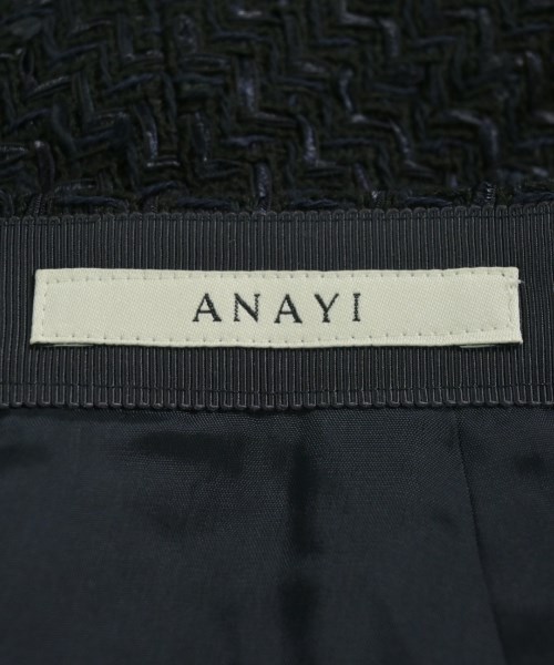 ANAYI（アナイ）ひざ丈スカート 紺 サイズ:34(XS位) レディース/2200712480116