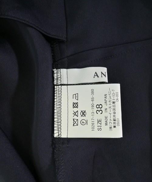 ANAYI（アナイ）ブラウス 紺 サイズ:38(M位) レディース/2200714304045