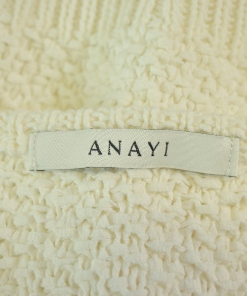 ANAYI（アナイ）ベスト/ノースリーブ 白 サイズ:38(M位) レディース/2200719642647