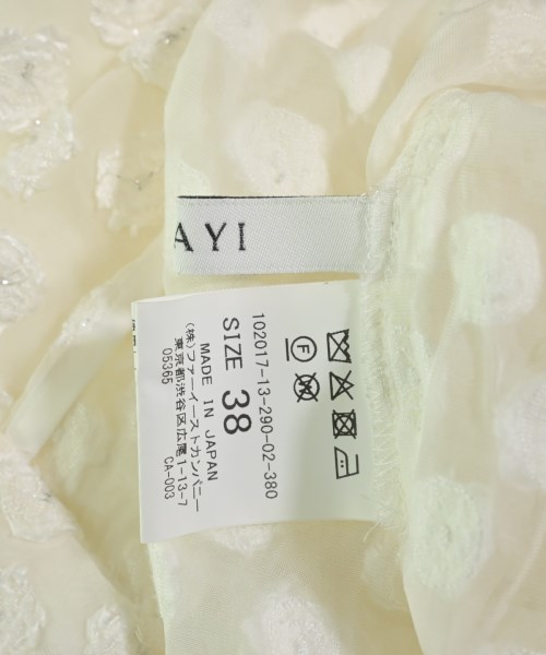 ANAYI（アナイ）ブラウス 白 サイズ:38(M位) レディース/2200719642739