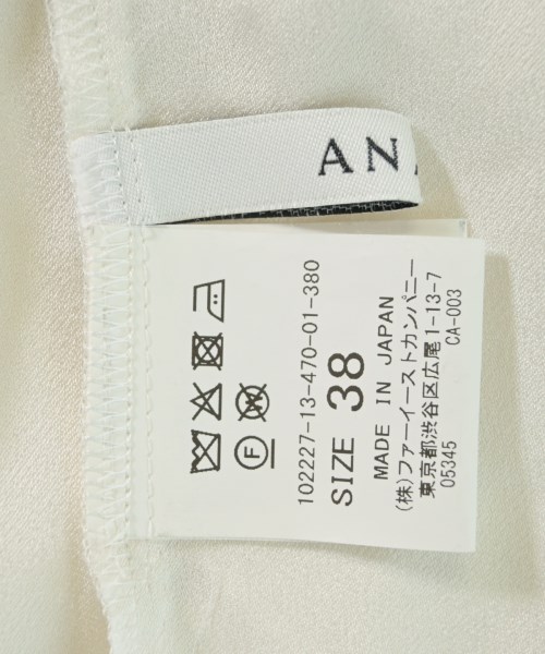 ANAYI（アナイ）ブラウス 白 サイズ:38(M位) レディース/2200719642814
