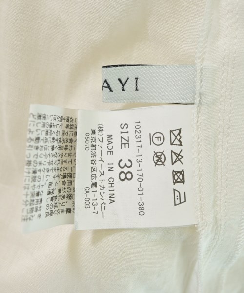 ANAYI（アナイ）ブラウス 白 サイズ:38(M位) レディース/2200719642845