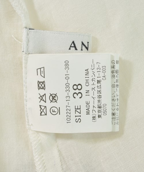 ANAYI（アナイ）ブラウス 白 サイズ:38(M位) レディース/2200719642852