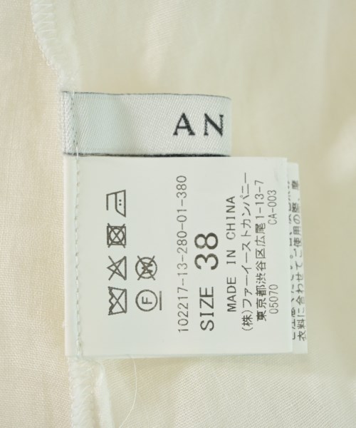 ANAYI（アナイ）ブラウス 白 サイズ:38(M位) レディース/2200719642869