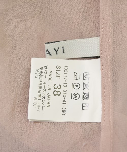 ANAYI（アナイ）ブラウス ピンク サイズ:38(M位) レディース/2200719642913