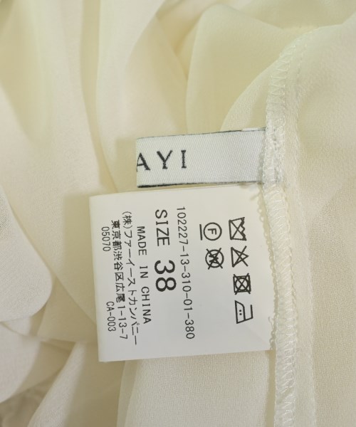 ANAYI（アナイ）ブラウス 白 サイズ:38(M位) レディース/2200719642968