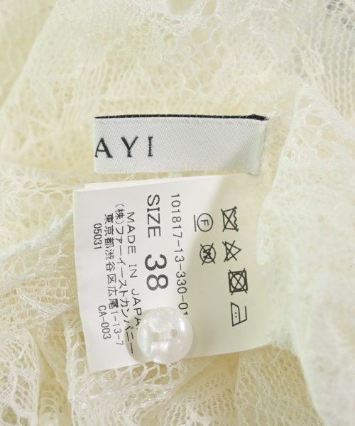 ANAYI（アナイ）ブラウス 白 サイズ:38(M位) レディース/2200719702044