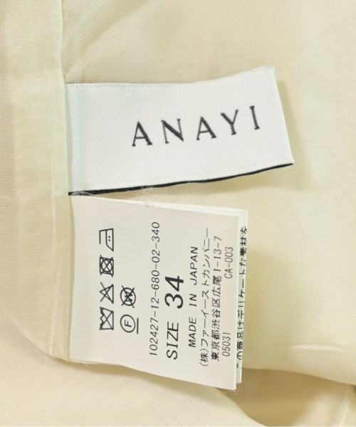 ANAYI（アナイ）その他 白 サイズ:34(XS位) レディース/2200719702167