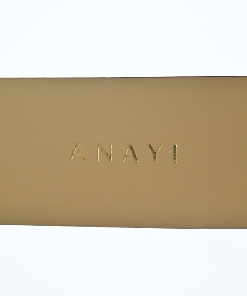 ANAYI（アナイ）ベルト 茶 サイズ:- レディース/2200719702570