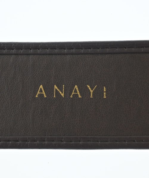 ANAYI（アナイ）ベルト ベージュ サイズ:- レディース/2200719702594