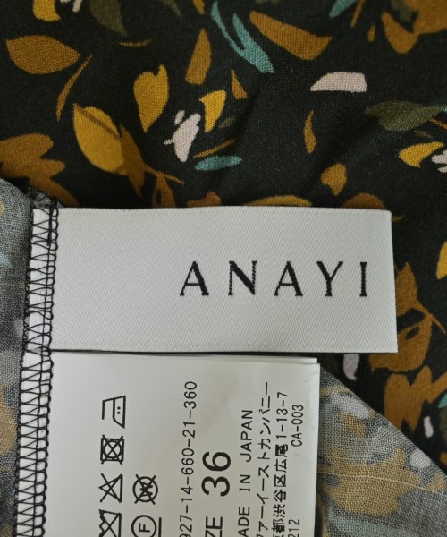 ANAYI（アナイ）ワンピース 黒 サイズ:36(S位) レディース/2200641785115