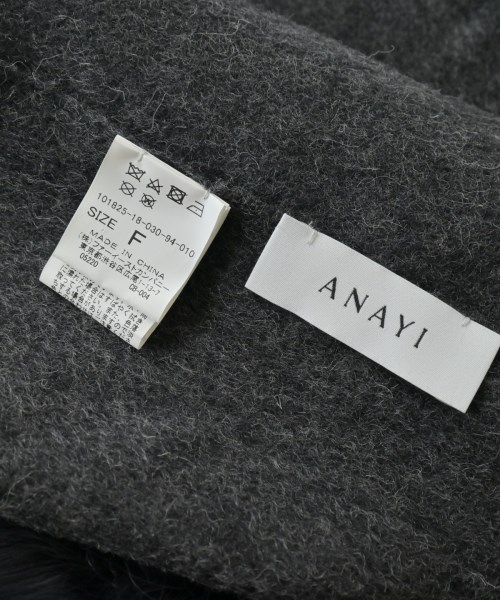 ANAYI（アナイ）マフラー グレー サイズ:F レディース/2200634633010