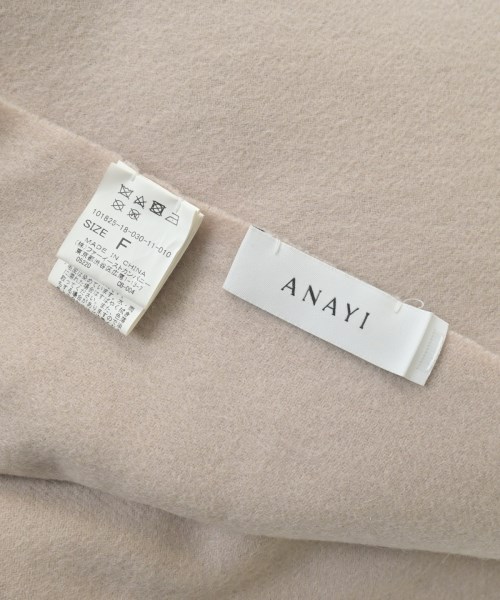 ANAYI（アナイ）マフラー ベージュ サイズ:F レディース/2200634633027