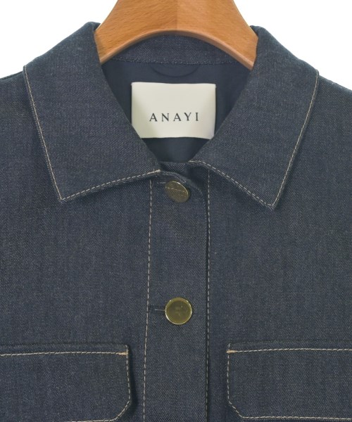 ANAYI（アナイ）デニムジャケット 紺 サイズ:36(S位) レディース/2200639717029