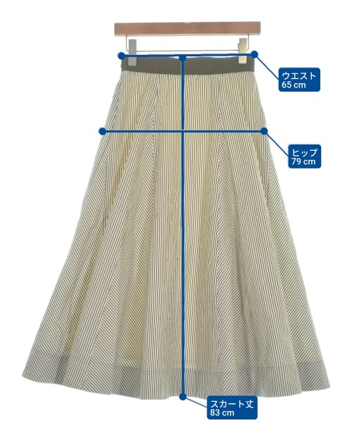 ANAYI（アナイ）ロング・マキシ丈スカート カーキ サイズ:36(S位) レディース/2200636134171