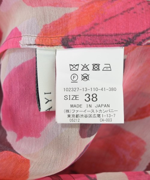 ANAYI（アナイ）ブラウス ピンク サイズ:38(M位) レディース/2200636134621