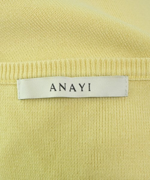 ANAYI（アナイ）ニット・セーター 黄 サイズ:38(M位) レディース/2200641262197