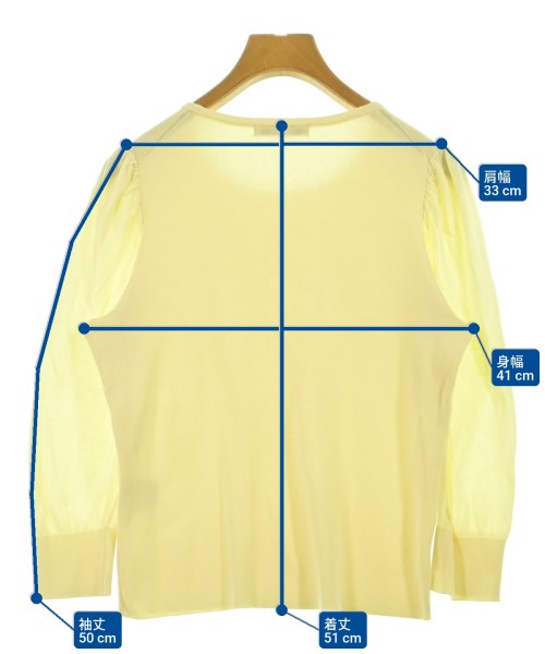 ANAYI（アナイ）ニット・セーター 黄 サイズ:38(M位) レディース/2200641262197