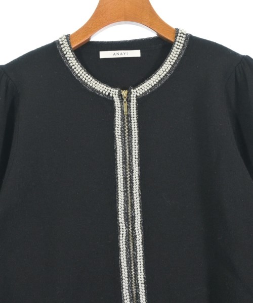 ANAYI（アナイ）カーディガン 黒 サイズ:38(M位) レディース/2200642419019