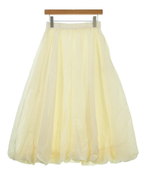 ANAYI(アナイ)ロング・マキシ丈スカート 白 サイズ:38(M位)/2200652125030