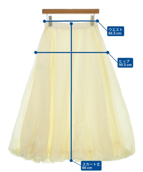 ANAYI（アナイ）ロング・マキシ丈スカート 白 サイズ:38(M位) レディース/2200652125030