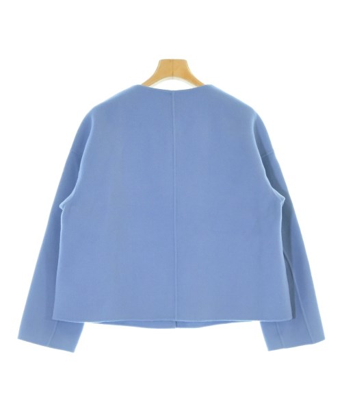 ANAYI（アナイ）ノーカラージャケット 青 サイズ:38(M位) レディース/2200643406070