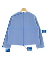 ANAYI（アナイ）ノーカラージャケット 青 サイズ:38(M位) レディース/2200643406070