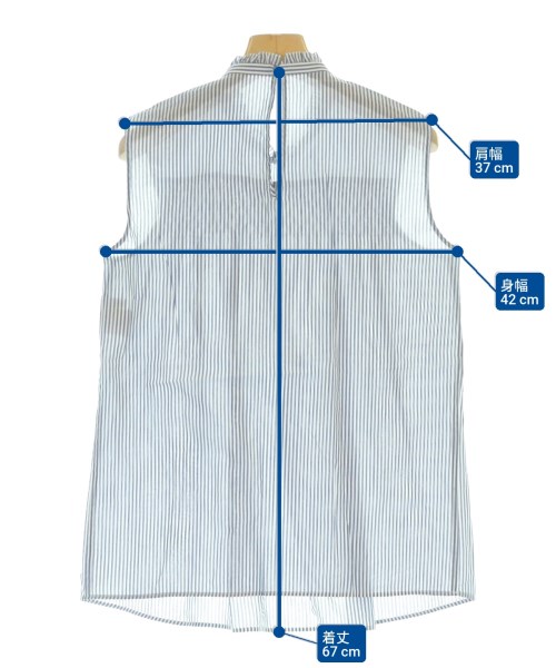 ANAYI（アナイ）ブラウス 青 サイズ:38(M位) レディース/2200643406100