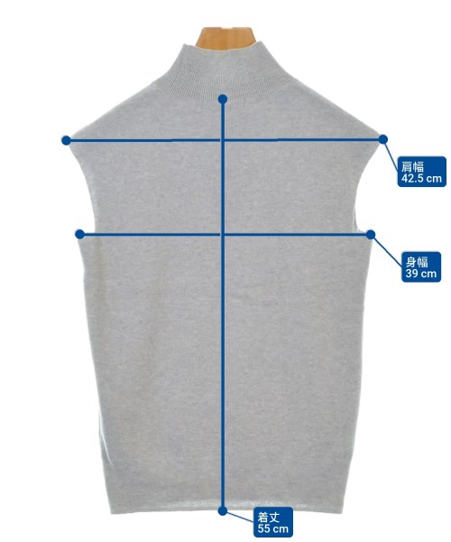 ANAYI（アナイ）ベスト グレー サイズ:38(M位) レディース/2200643406162