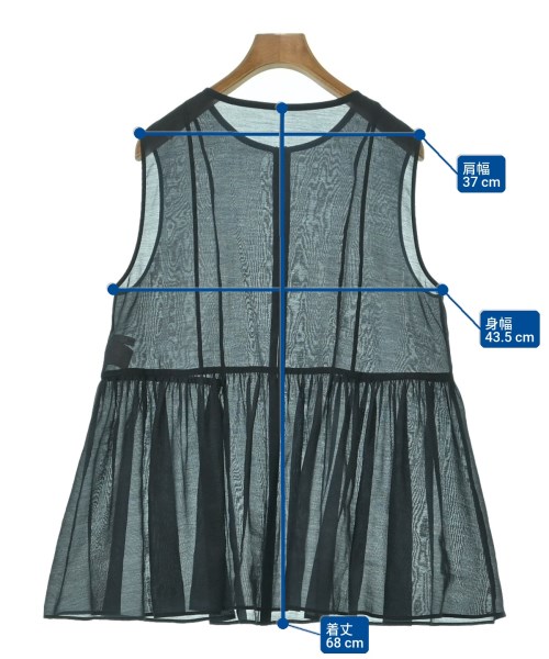 ANAYI（アナイ）ブラウス 紺 サイズ:38(M位) レディース/2200649123025