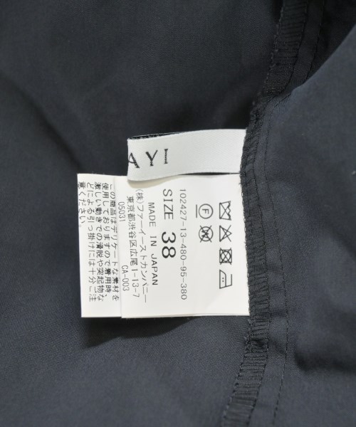 ANAYI（アナイ）カジュアルシャツ 黒 サイズ:38(M位) レディース/2200707690025
