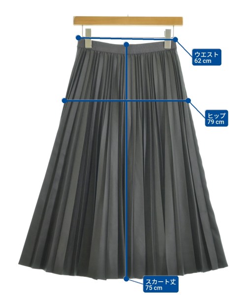 ANAYI（アナイ）ロング・マキシ丈スカート グレー サイズ:36(S位) レディース/2200665040016